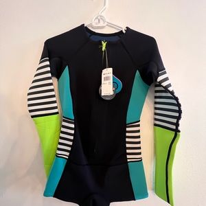 Roxy one-piece wetsuit. Never worn.